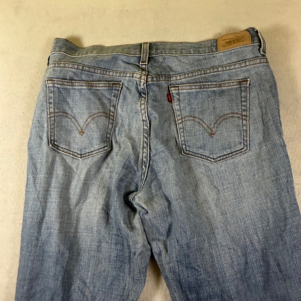 Levis 515 Boot Cut Jeans Womens 10 Short Light Wash Blue Denim‎ Stretch 7900